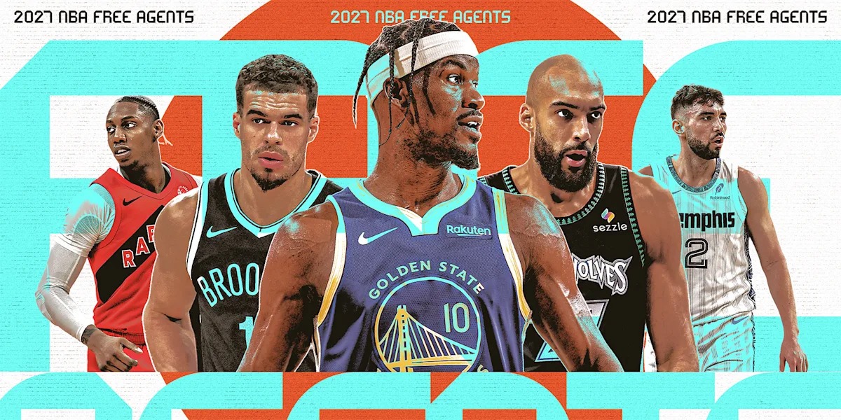 2027年NBA自由球员市场最值得关注的5位球星，勇士阵中全明星常客在列