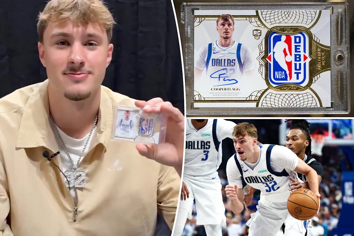 独行侠悬赏天价寻求库珀·弗拉格唯一Topps NBA首秀球衣贴片卡